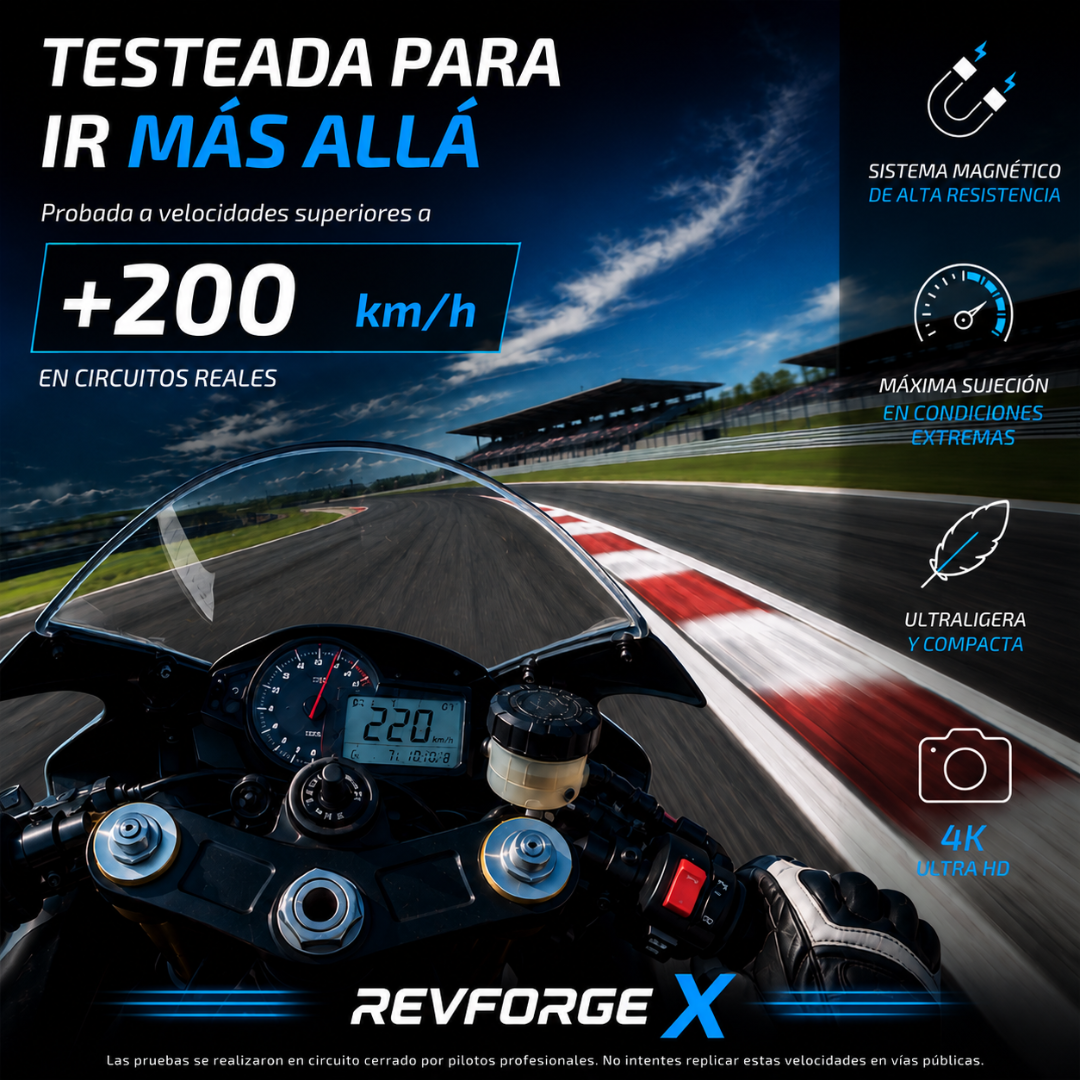 RevForgeX ONE - Camara Magnetica 4k